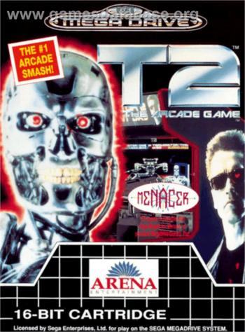 Cover T2 - The Arcade Game for Genesis - Mega Drive